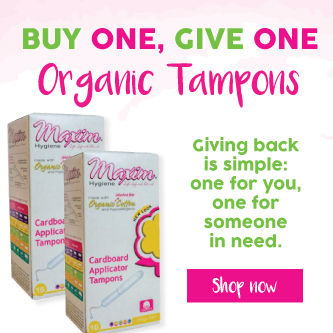 feminine hygiene donations